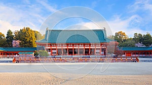 Heian Shrine built on the occasion of 1100th anniversary of the capital\'s foundation in Kyoto,