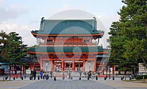 Heian Shrine in Kyoto, Japan