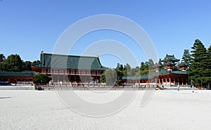 Heian Temple, Kyoto, Honshu Island, Japan