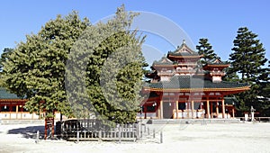 Heian Temple, Kyoto, Honshu Island, Japan