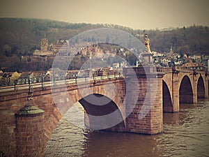Heidelberg Castle - bridge of nice color
