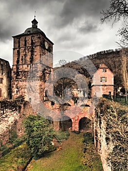 Heidelberg Castle - bridge of nice color