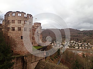 Heidelberg Castle (German: Heidelberger Schloss) is a ruined medieval castle in the German city of Heidelberg