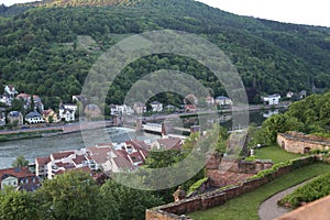 Heidelberg from a castle view