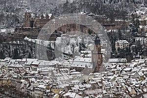 Heidelberg in winter photo