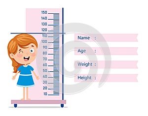 Height Measure For Little Children