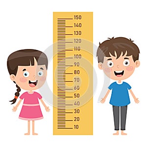 Height Measure For Little Children photo