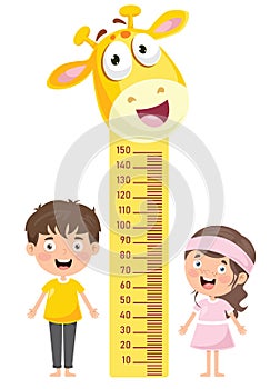 Height Measure For Little Children photo