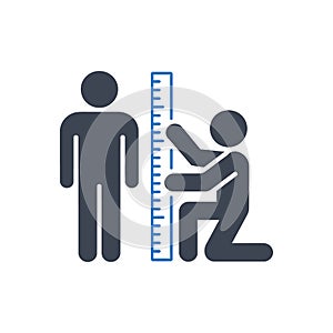 Height Measurement Icon