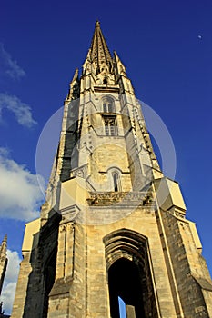 Height tower in Bordeaux with a blue sky photo