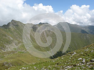 The heights peaks of Romania