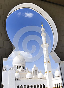 Heikh Zayed Mosque in Abu Dhabi,