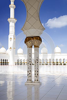 Heikh Zayed Mosque in Abu Dhabi,