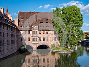 `Heilig Geist Spital` in Nuremberg Germany