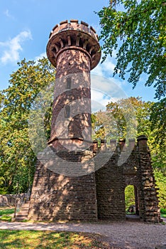 Heiligenberg lookout tower in Heidelberg, Germany