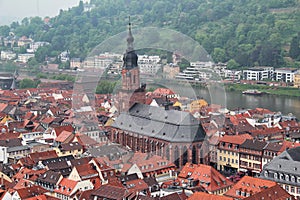 The Heiliggeist church in Heidelberg, Germany