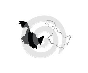 Heilongjiang map China province