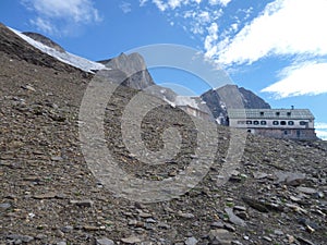 Heinrich Schweiger hut in austrian alps