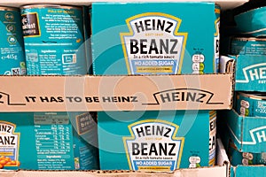 Heinz Beanz on shelf