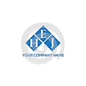 HEJ letter logo design on BLACK background. HEJ creative initials letter logo concept. HEJ letter design photo