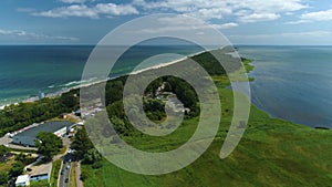 Hel Peninsula Wladyslawowo Mierzeja Helska Aerial View Poland