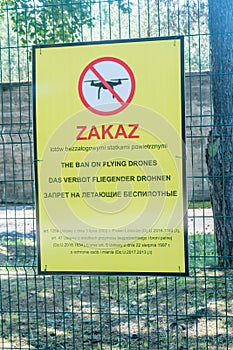 Sign the ban on flying drones