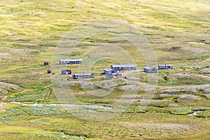 Helags Mountain lodge in the Swedish mountains
