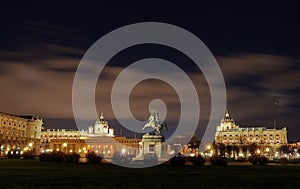 Heldenplatz (Heroes Square), Hofburg Palace, Museum of Natural History and Museum of Art History - landmark in Vienna,