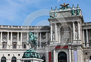 Heldenplatz at the Hofburg in Vienna
