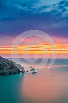 Hele bay After sunset