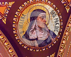 Helen of Hungary Mosaic St Stephens Cathedral Budapest Hungary