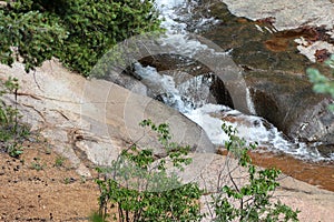 Helen hunt`s falls Colorado waterfalls flowing stream