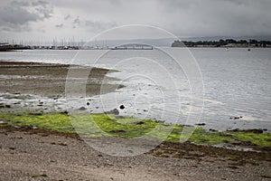 Helensburgh Harbor on a spring evening.