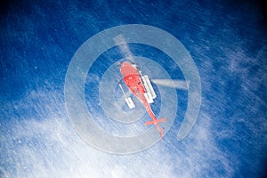 Heli Skiing Helicopter