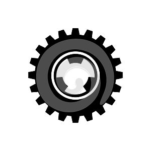 Helical gear icon