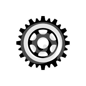 Helical gear icon