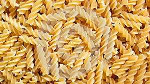 Helical shape Fusilli pasta