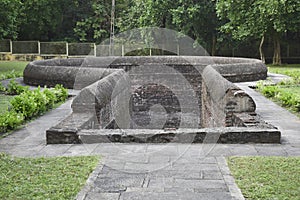 Helical Stepwell, 16th century well with a 1.2m-wide staircase, Champaner-Pavagadh Archaeological Park, a UNESCO World Heritage