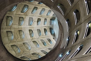 Helical underground car park photo