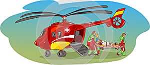 Helicopter ambulance