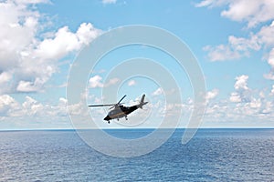 Helicopter as the main means of landing and acceptance of sea pilots for sea vessels in Australian waters, 2018.