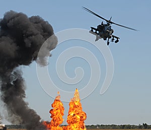 Helicopter attack