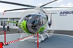 Helicopter Bluecopter Demonstrator by Airbus prototype.