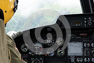 Helicopter cockpit