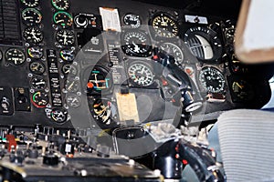 Helicopter cockpit