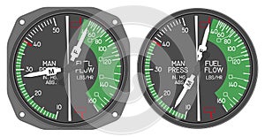 Helicopter dashboard indicator