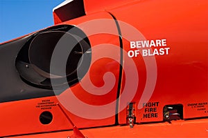 Helicopter engine exhaust