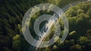 helicopter in the forest with fire and smoke. Generative AI