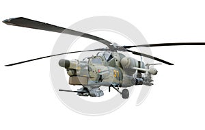 Helicopter gunship photo