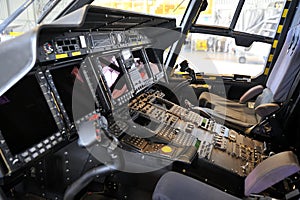 Helicopter instrument panel